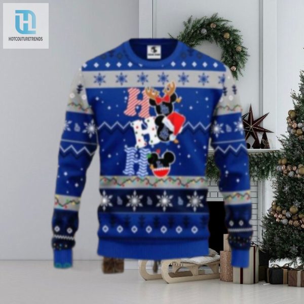 La Dodgers Snowflake Mickey Christmas Ugly Sweater hotcouturetrends 1 1