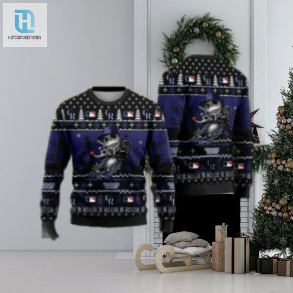 Jack Skellington Halloween Colorado Rockies Ugly Sweater hotcouturetrends 1 1