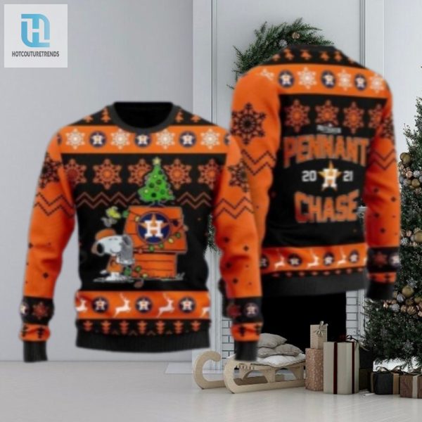 Houston Astros Snoopy Pennant Chase Ugly Christmas Sweater hotcouturetrends 1 1