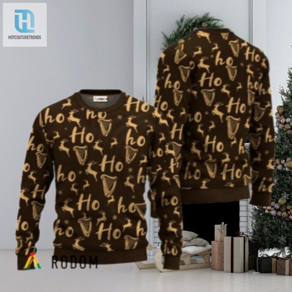 Guinness Beer Ho Ho Ho Christmas Sweater hotcouturetrends 1 1