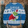 Grinch Santa Holding Dodgers Baseball Ugly Sweater hotcouturetrends 1