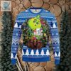 Grinch Hugging Dodgers Baseball Christmas Sweater hotcouturetrends 1