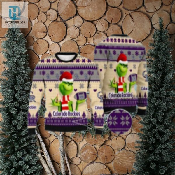 Grinch Football Santa Colorado Rockies Ugly Christmas Sweater hotcouturetrends 1