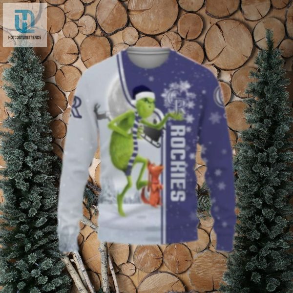 Grinch And Dog New Year Colorado Rockies Ugly Christmas Sweater hotcouturetrends 1