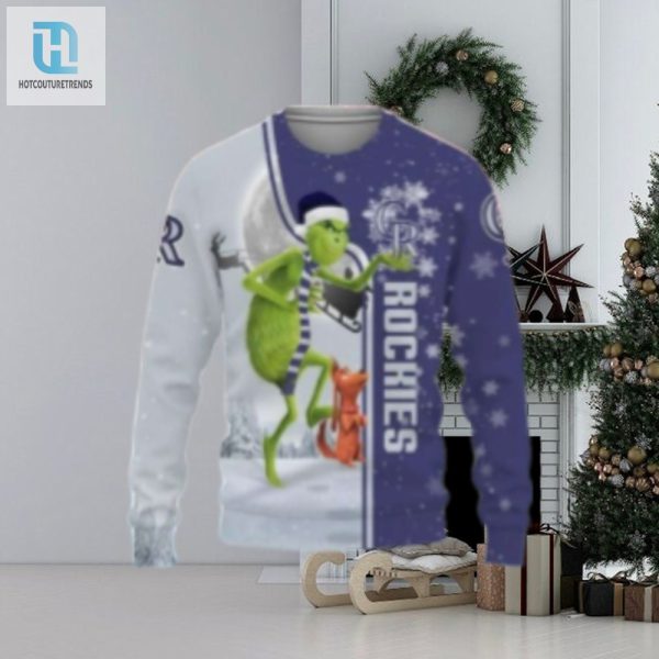 Grinch And Dog New Year Colorado Rockies Ugly Christmas Sweater hotcouturetrends 1 1