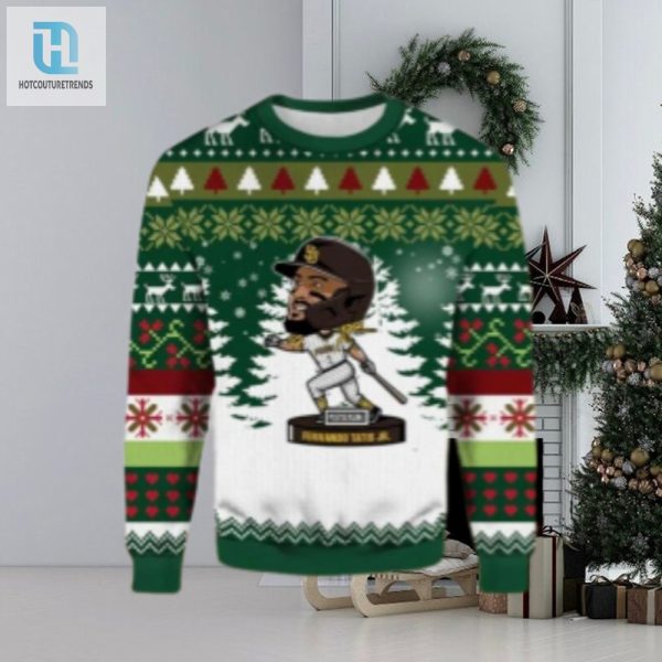 Funny San Diego Padres Christmas Sweater Fernando Tatis Jr. Design hotcouturetrends 1 1