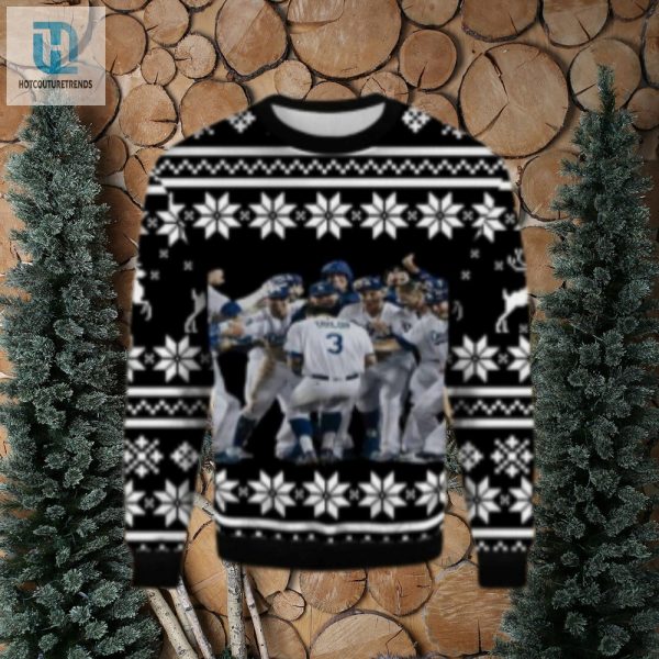 Dodgers Team Celebration Ugly Christmas Sweater hotcouturetrends 1