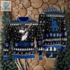 Dodgers Mascot Black Snowflake Ugly Christmas Sweater hotcouturetrends 1