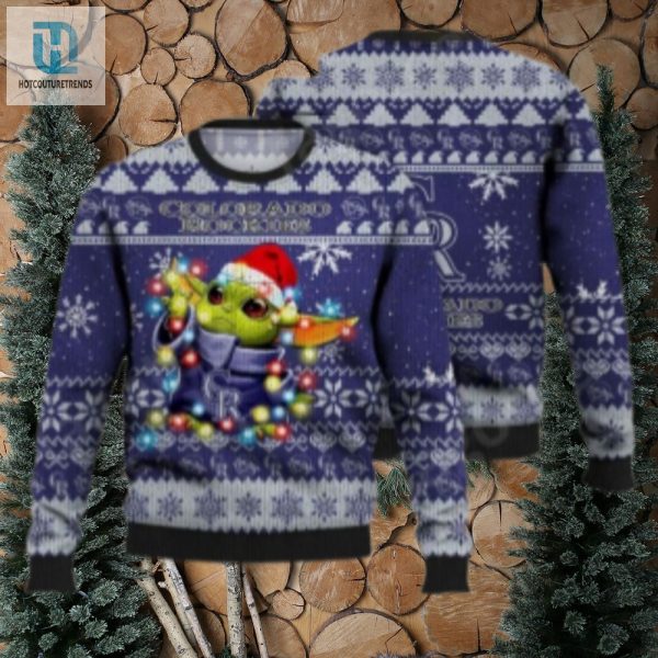 Baby Yoda With Lights Colorado Rockies Ugly Sweater Snowflake Design hotcouturetrends 1