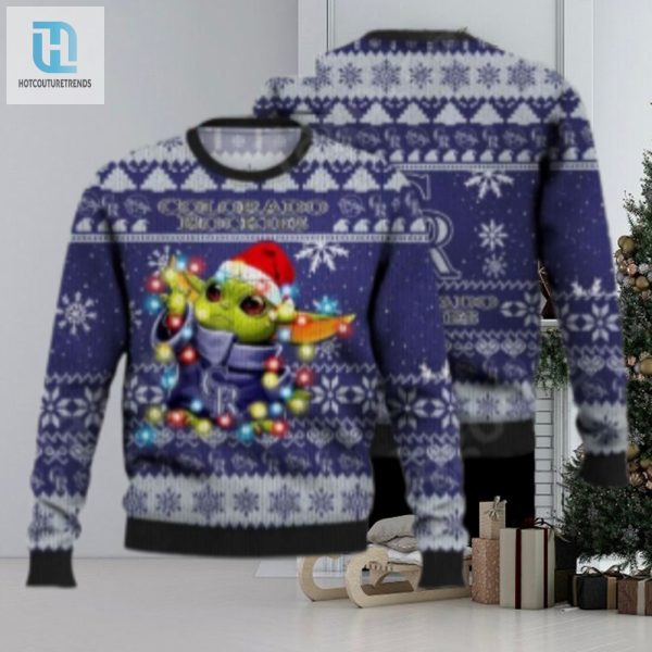 Baby Yoda With Lights Colorado Rockies Ugly Sweater Snowflake Design hotcouturetrends 1 1