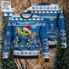 Baby Yoda Dodgers Christmas Sweater With Festive Lights hotcouturetrends 1