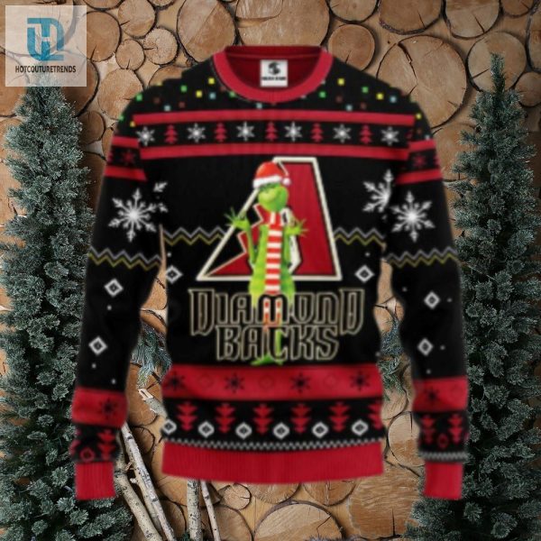 Arizona Diamondbacks Ugly Sweater Grinch With Hat And Scarf hotcouturetrends 1