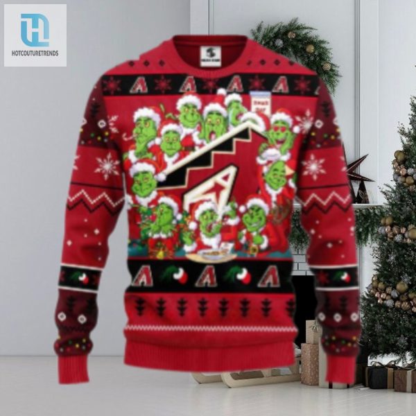 Arizona Diamondbacks Ugly Christmas Sweater Green 12 Grinch Xmas Day hotcouturetrends 1 1