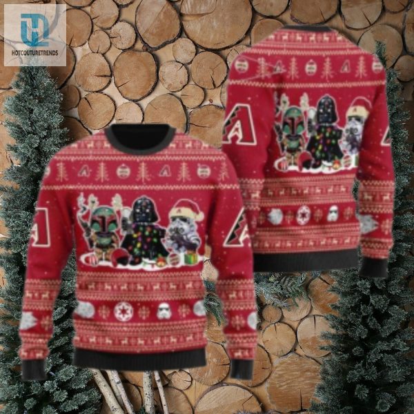 Arizona Diamondbacks Star Wars Characters Ugly Christmas Sweater hotcouturetrends 1