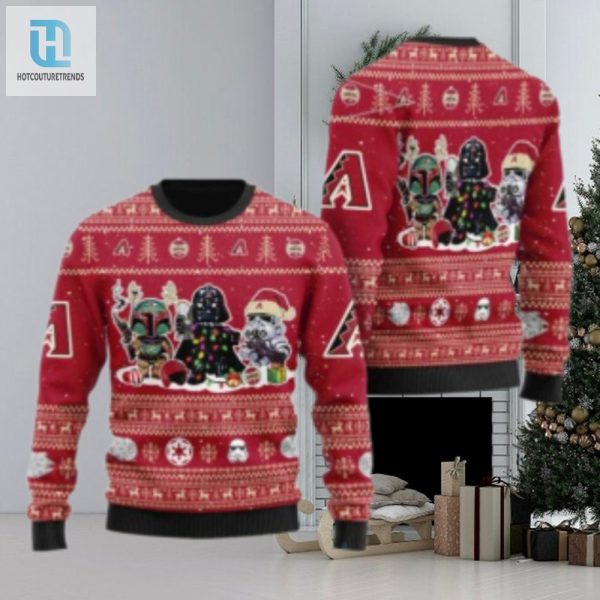 Arizona Diamondbacks Star Wars Characters Ugly Christmas Sweater hotcouturetrends 1 1