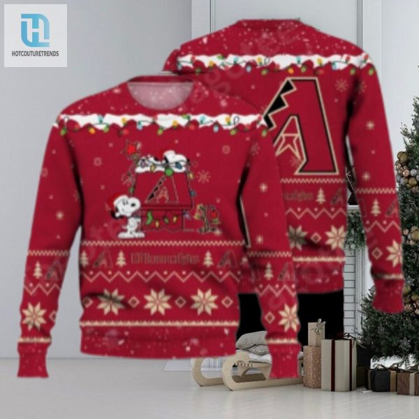 Arizona Diamondbacks Snoopy Christmas Lights Ugly Sweater hotcouturetrends 1 1