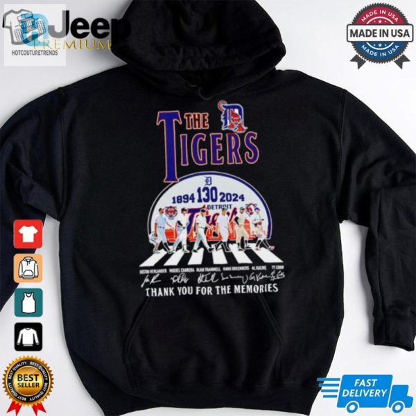 The Tigers 130 Years 1894 2024 Thank You For The Memories T Shirt hotcouturetrends 1 1