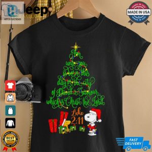 Snoopy For Unto You Is Born This Day In The City Christmas Shirt hotcouturetrends 1 3