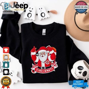 Santa Claus Cincinnati Reds Merry Christmas T Shirt hotcouturetrends 1 2