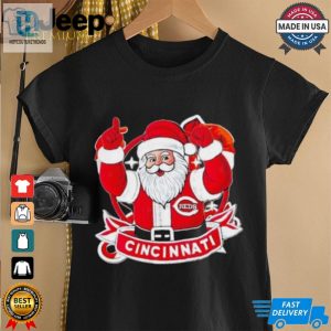 Santa Claus Cincinnati Reds Merry Christmas T Shirt hotcouturetrends 1 3