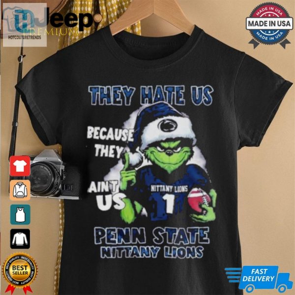 Penn State Nittany Lions X Christmas They Hate Us Because They Aint Us Shirt hotcouturetrends 1 3