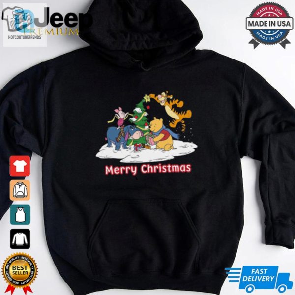 Disney Pooh And Friends Merry Christmas Shirt hotcouturetrends 1 1