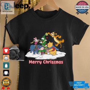 Disney Pooh And Friends Merry Christmas Shirt hotcouturetrends 1 3