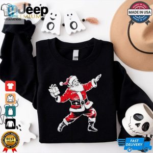 Santa Throwing A Gift Box Christmas Shirt hotcouturetrends 1 2