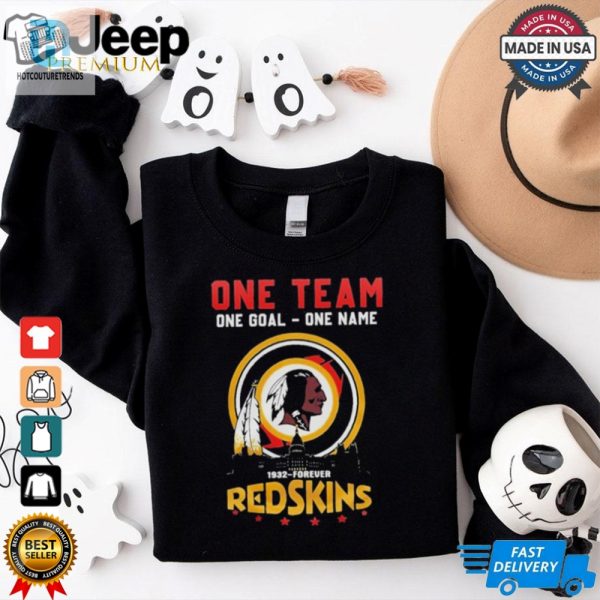 Official Washington Redskins One Team One Goal 1932 Forever Redskins Pride Shirt hotcouturetrends 1 2