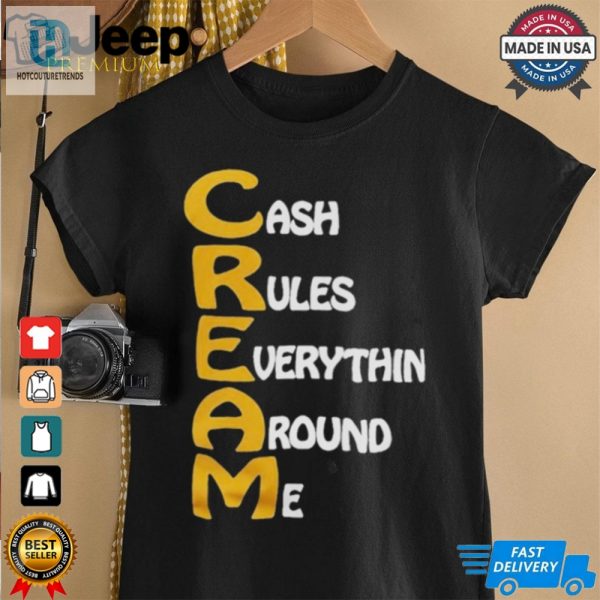 Official Wu Tang Clan Cash Rules Everything Around Me T Shirt hotcouturetrends 1 3