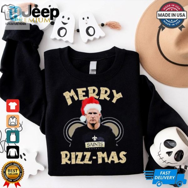 Official New Orleans Saints Happy Rizz Mas T Shirt hotcouturetrends 1 2