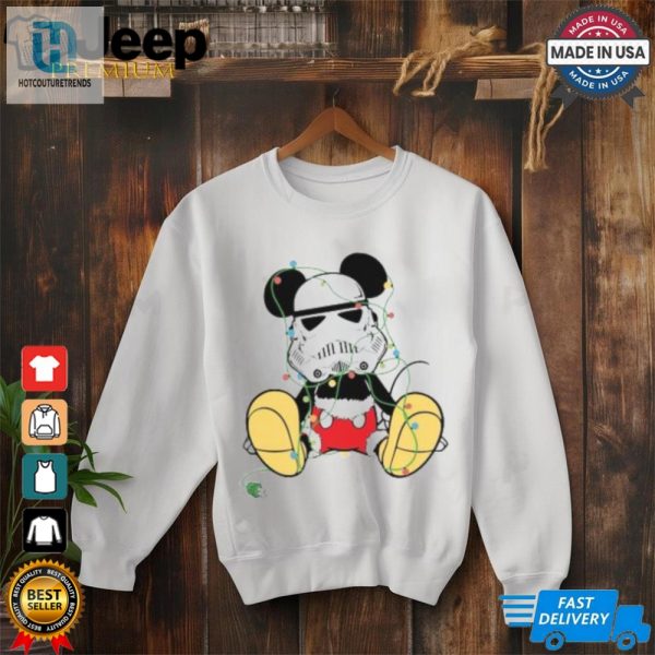 Funny Disney Mickey Stormtrooper Christmas Shirt hotcouturetrends 1 2