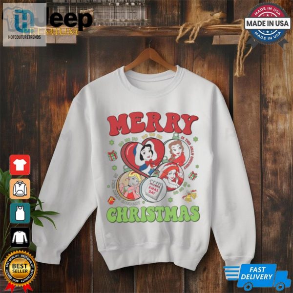 Disneyland Princess Christmas Shirt hotcouturetrends 1 2