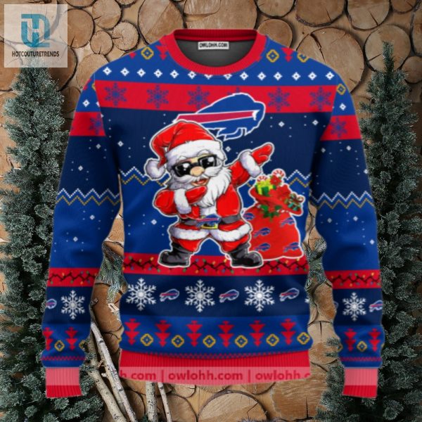 Buffalo Bills Dabbing Santa Claus Ugly Christmas Sweater hotcouturetrends 1 1