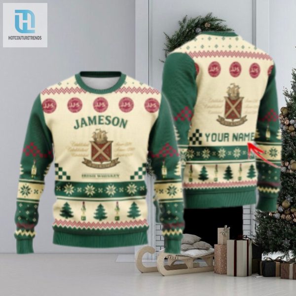 Personalized Jameson Classic Ugly Christmas Sweater hotcouturetrends 1