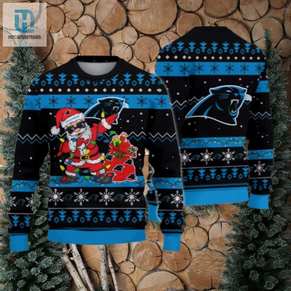 Carolina Panthers Santa Claus Ugly Christmas Sweater hotcouturetrends 1 1