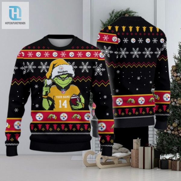 Pittsburgh Steelers Custom Chrismas Ugly Sweater hotcouturetrends 1