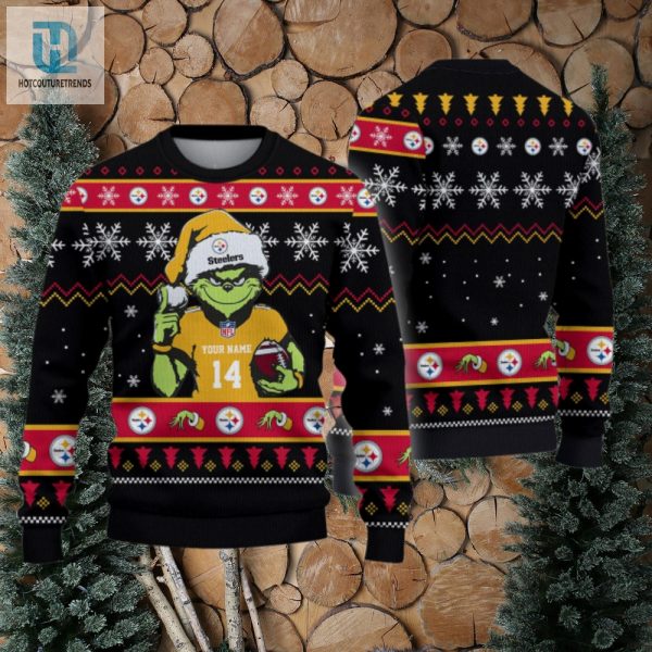 Pittsburgh Steelers Custom Chrismas Ugly Sweater hotcouturetrends 1 1