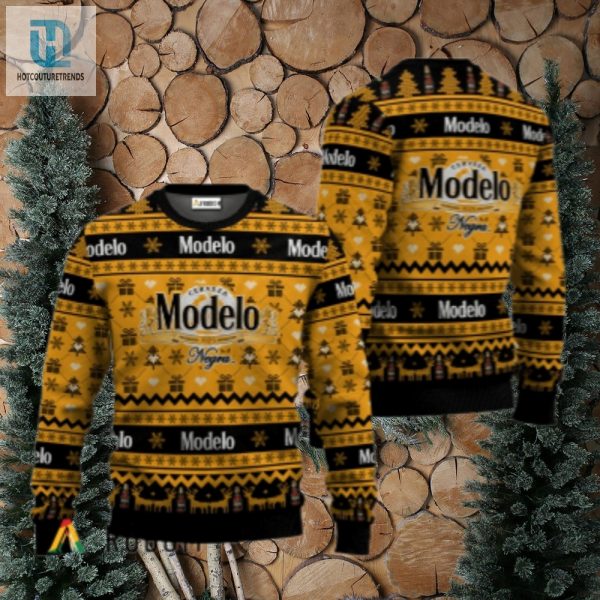 Modelo Negra Festive All Over Ugly Sweater hotcouturetrends 1 1