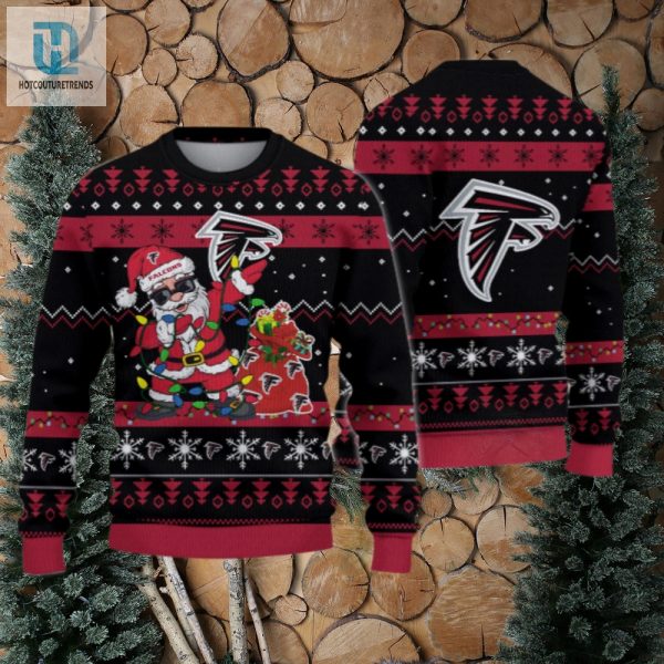 Atlanta Falcons Santa Claus Ugly Christmas Sweater hotcouturetrends 1 1