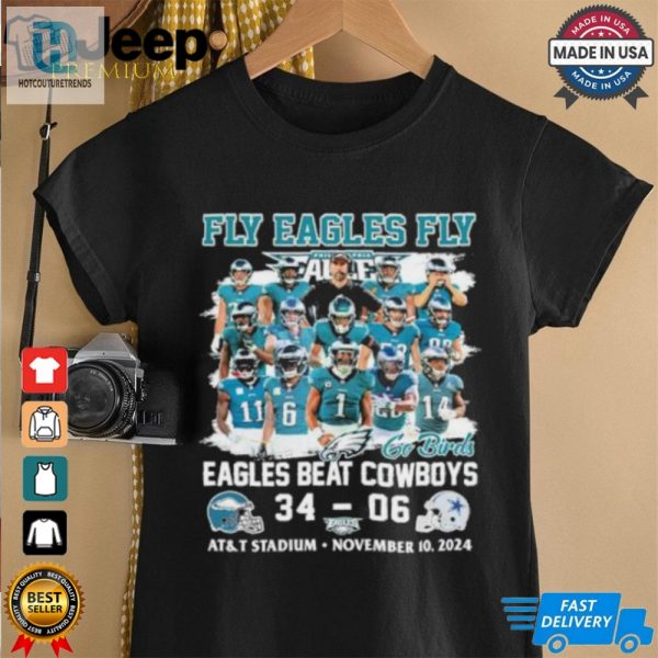 Fly Eagles Fly Philadelphia Eagles Beat Dallas Cowboys 34 06 Shirt hotcouturetrends 1 1