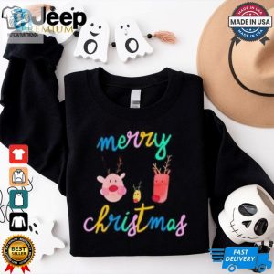 Merry Christmas Deer T Shirt hotcouturetrends 1 2