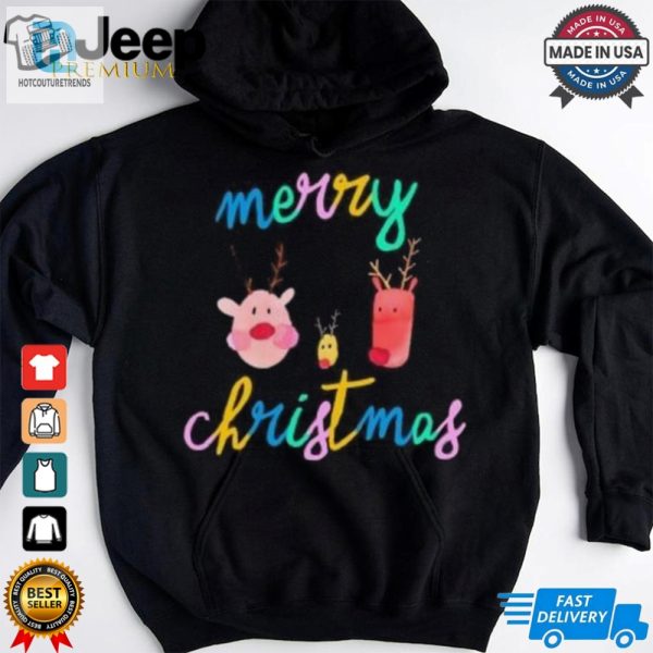 Merry Christmas Deer T Shirt hotcouturetrends 1 3