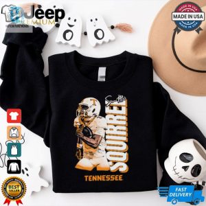 Squirrel White Football Tennessee Volunteers Illustrated Signature Graphic T Shirt hotcouturetrends 1 2