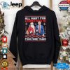 Awesome All Want For Christmas Is 4 More Years Santa Trump Back T Shirt hotcouturetrends 1