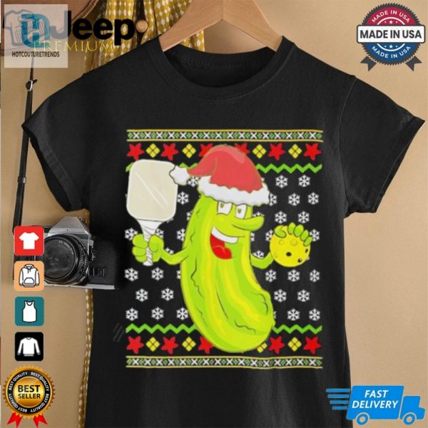 Pickleball Santa Claus Christmas Shirt hotcouturetrends 1 1