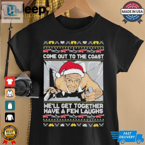 Official Come Out To The Coast Ugly Christmas T Shirt hotcouturetrends 1 1