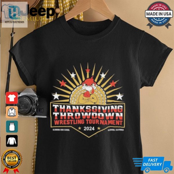 Official Thanksgiving Throwdown Wrestling Tournament 2024 Shirt hotcouturetrends 1 1