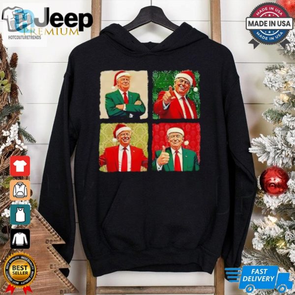 Santa Trump Christmas Photos Shirt hotcouturetrends 1