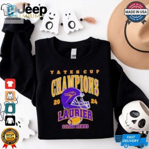 Laurier Golden Hawks 2024 Yates Cup Champions Shirt hotcouturetrends 1 2